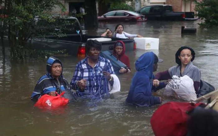 Inundaţii catastrofale după ploile aduse de furtuna Harvey FOTO Getty Images