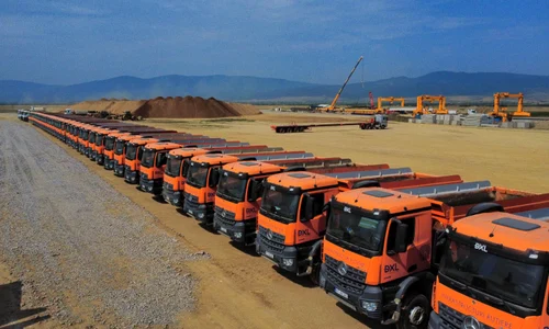 Mobilizare pe Autostrada Unirii A8 jpg