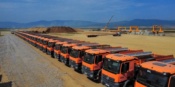 Mobilizare pe Autostrada Unirii A8 jpg