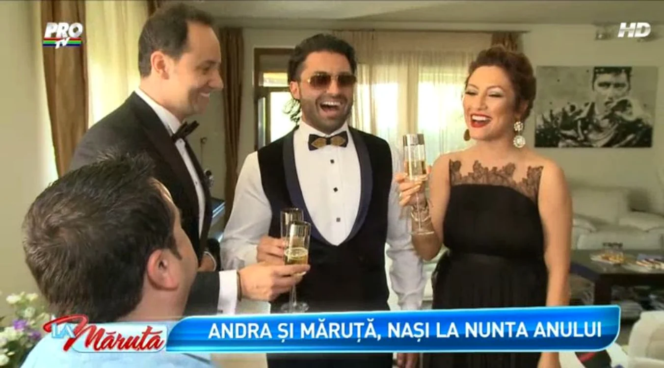 Ginerică şi naşii au cântat "La Mulţi Ani"
