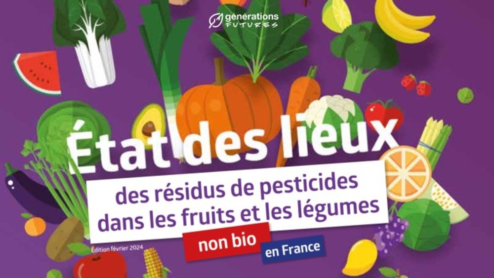 Reziduuri de pesticide la fructe şi legume din Franţa. Cele mai periculoase produse