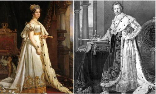 Therese de Saxa Hildburghausen, Regina Bavariei, și Ludwig al Bavariei   FOTO Profimedia (1) jpg