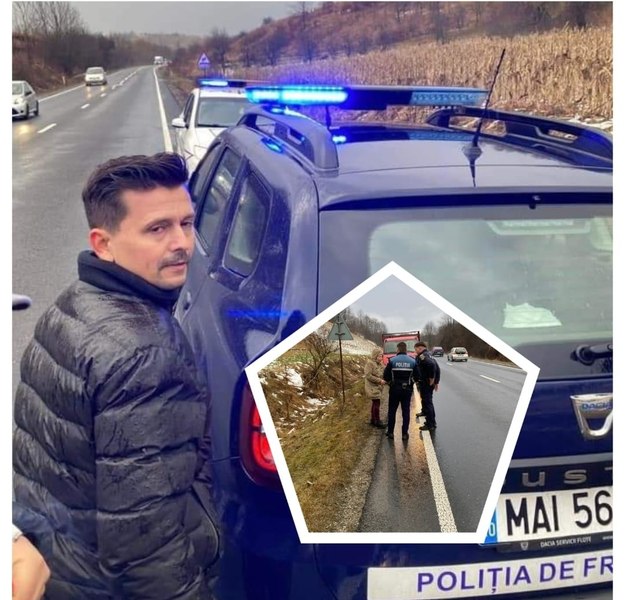 Femeie însărcinată, găsită de polițiști pe marginea drumului. Tânăra a fost aruncată din mașină după o ceartă cu soțul său