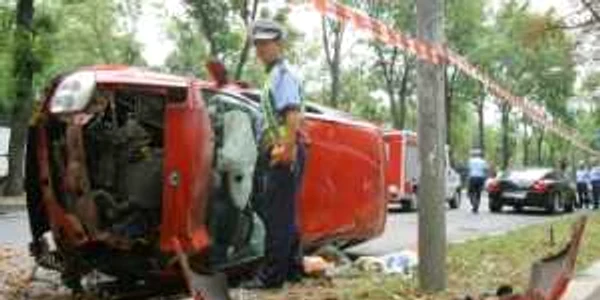 FOTOGALERIE Ex-prietenul Elenei Băsescu ar fi implicat în accidentul de pe Kisselef