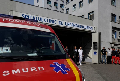 Klaus Iohannis in vizita la spitalul Floreasca dupa explozia de la Crevedia  Foto Inquam Photos  Octav Ganea (8) jpg