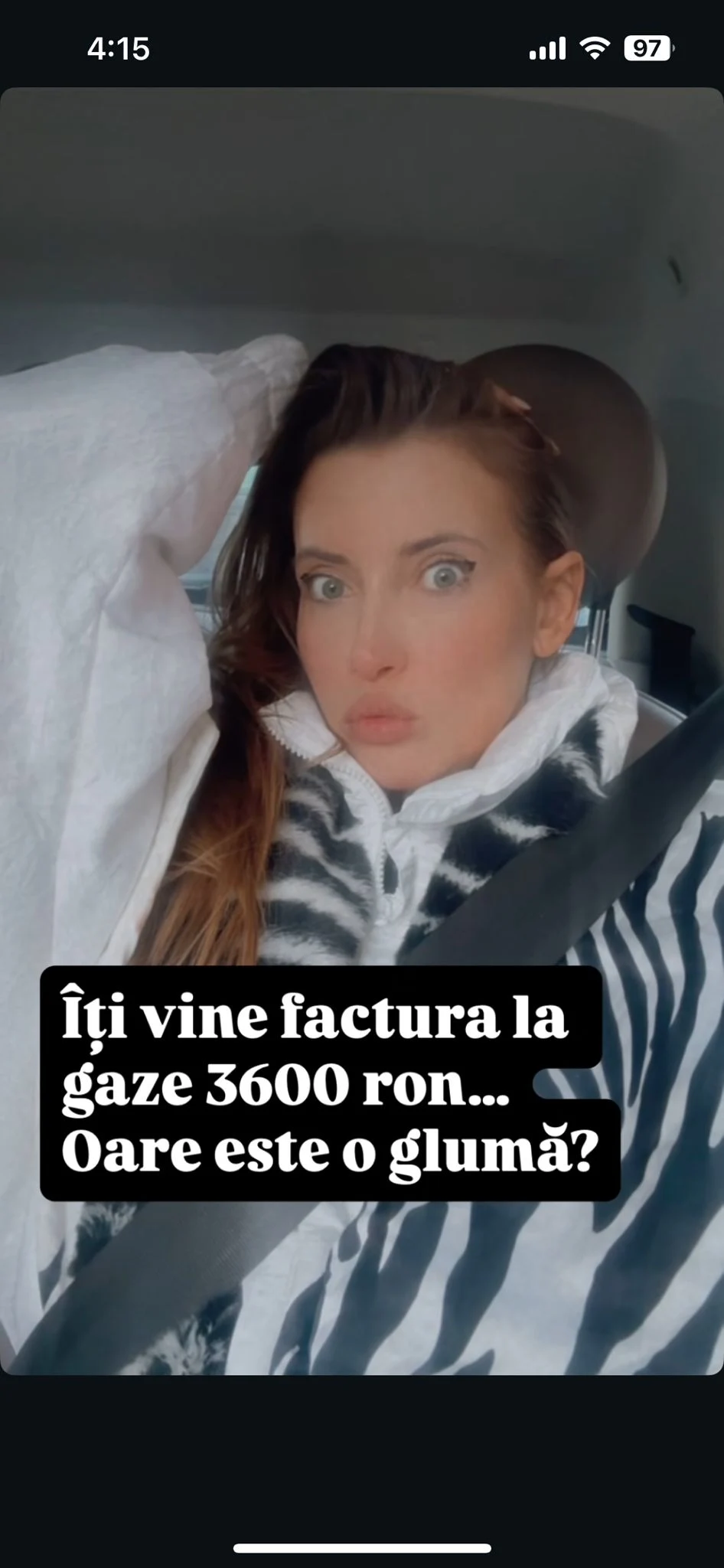 Cât a ajuns factura la gaze pentru Iulia Albu în această iarnă: „Oare este o glumă?”