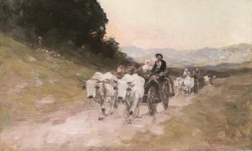 Carul cu boi Nicolae Grigorescu