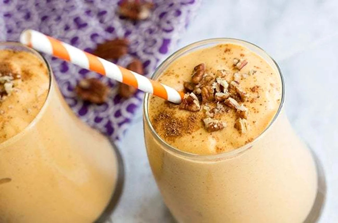 Smoothie de dovleac şi proteine jpeg