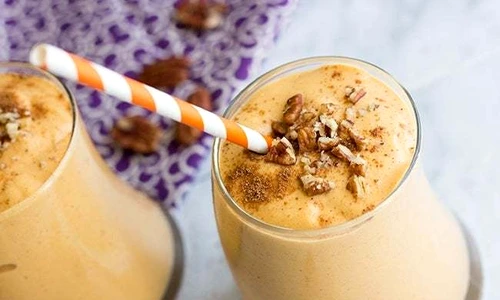 Smoothie de dovleac şi proteine jpeg