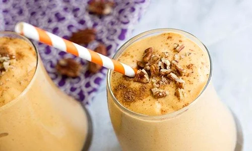 Smoothie de dovleac şi proteine jpeg