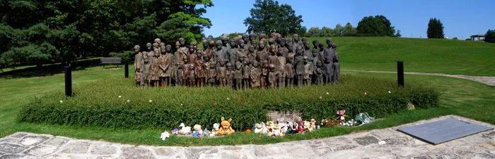 Memorialul copiilor din Lidice FOTO wikipedia