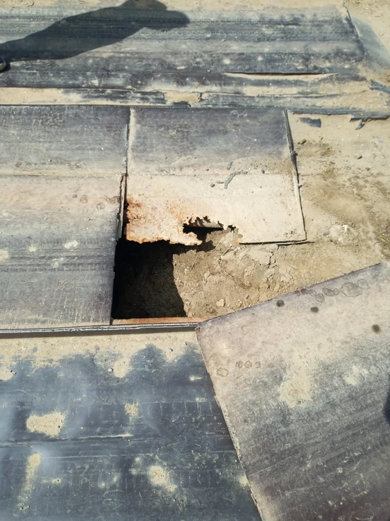 Pod deteriorat pe drumul spre Sanctuarul Libearty FOTO Asociaţia Milioane de Prieteni
