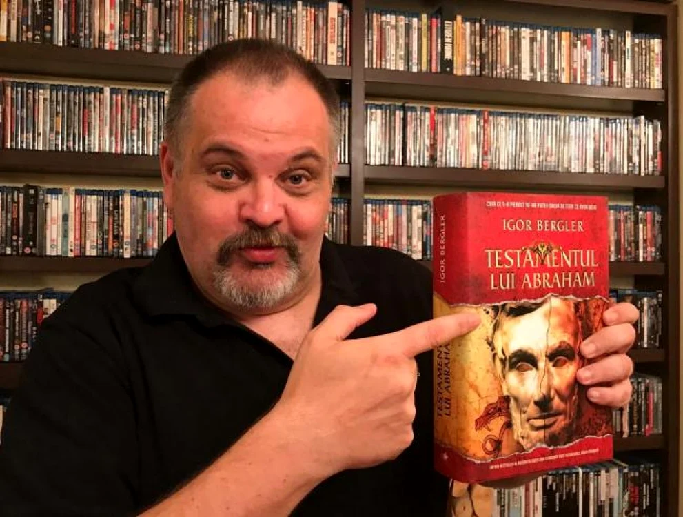 Igor Bergler, care a scris şi "Biblia pierdută", este autorul unui nou roman de succes, "Testamentul lui Abraham"