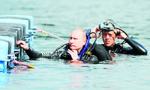 Premierul rus a făcut  o demonstraţie de   ambiţie timp  de o oră jpeg