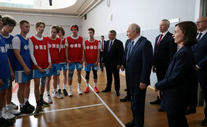 Președintele rus Vladimir Putin, vizită în Novosibirsk FOTO Profimedia