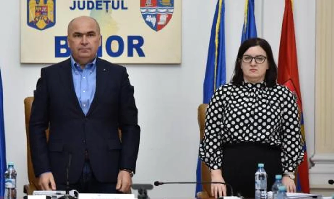 Ilie Bolojan, pe vremea când era președintele CJ Bihor, și jurista Mihaela Roșan Foto: ebihoreanul