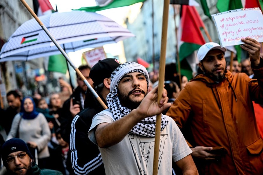 Manifestații pro-palestiniene în Germania, Statele Unite și Irlanda VIDEO