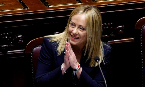 Giorgia Meloni primul discurs in Camera Deputatilor in calitate de premier FOTO EPA EFE jpg