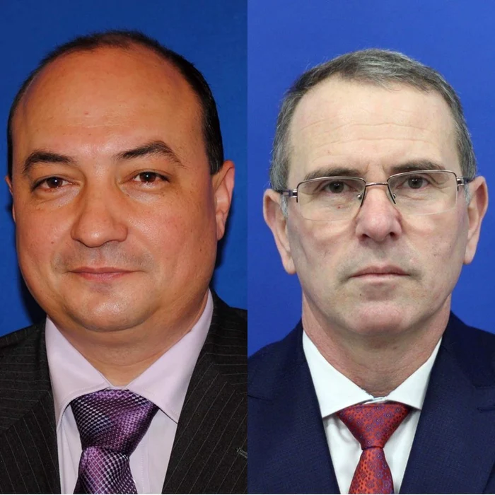 Irinel Stativa (foto stânga) şi Aurel Caciulă (foto dreapta)