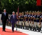 Regele Charles al III-lea al Marii Britanii este primit de președintele Klaus Iohannis la Palatul Cotroceni din București. FOTO Inquam Photos / Octav Ganea
