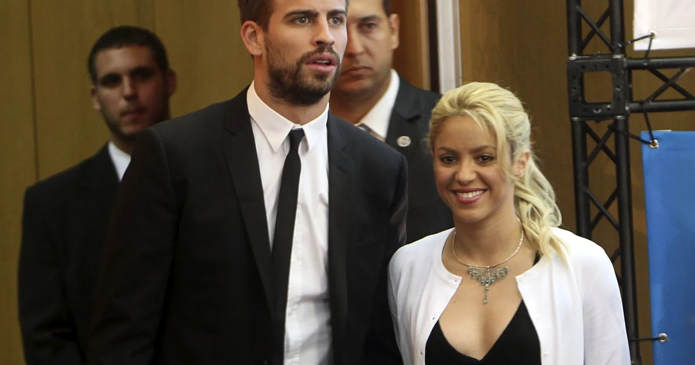 Shakira, alături de actualul său iubit, fotbalistul Gerard Pique