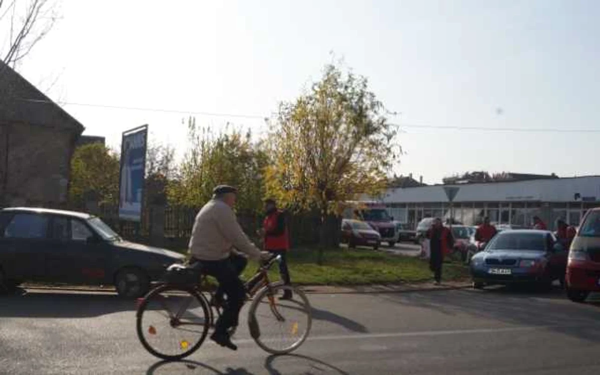 Adrian Micovschi a fost văzut împărţind pliante în piaţa din faţa Liceului Teoretic