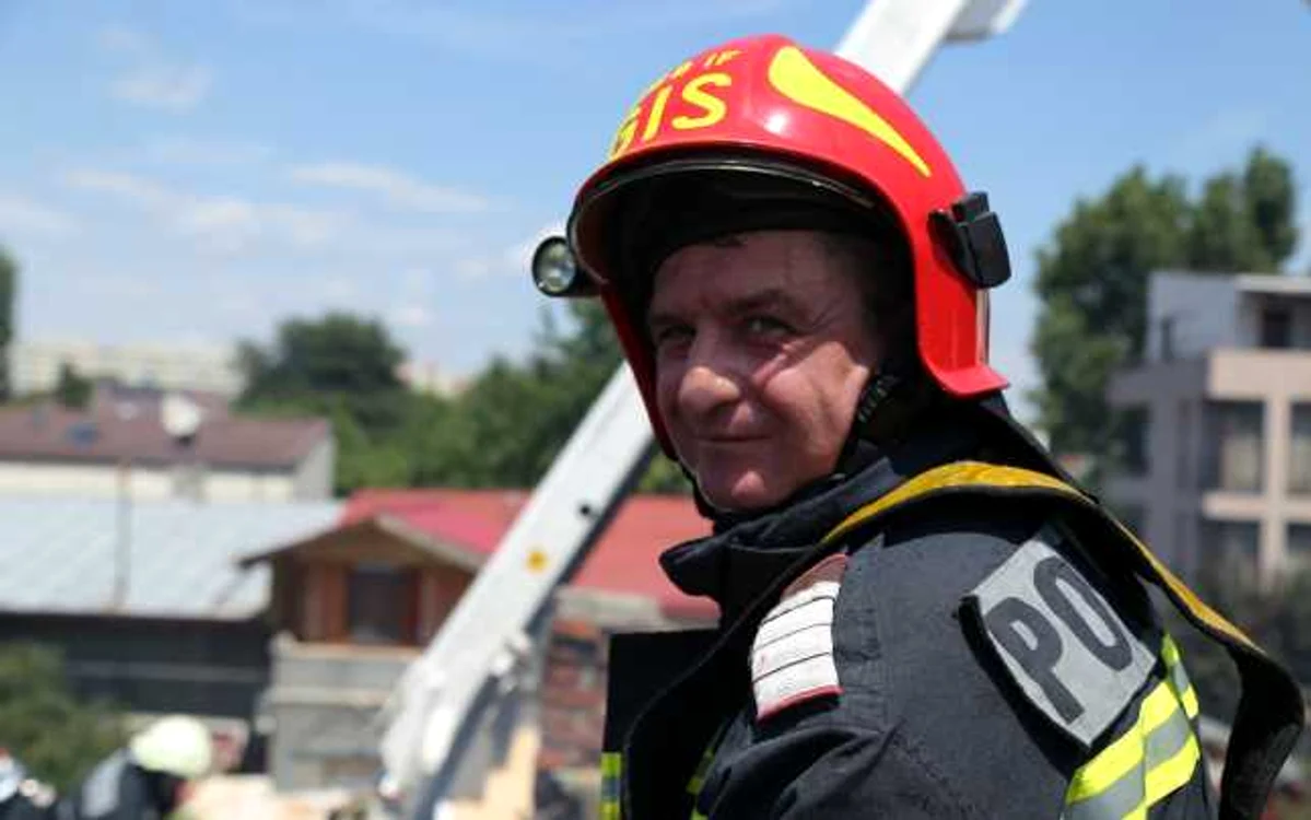 Plutonier adjutant şef Gheorghe Răduţă FOTO IGSU