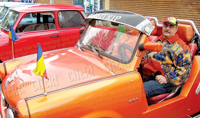 Soţii Ladislau şi Dicuta Safian  s-au plimbat, mândri, cu Trabantul  lor prin Germania şi Ungaria (Fotografii: Ramona Găină)