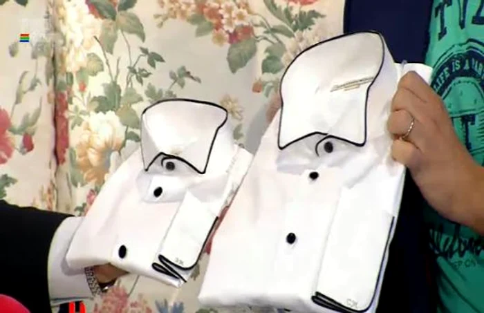 Măruţă a primit două cămăşi speciale de la designerul Alexandru Ciucu