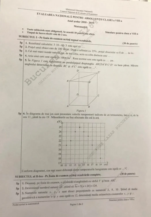 sim clasa 8 