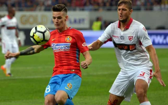 Dennis Man, jucător Under 21 de la FCSB FOTO Sportpictures.eu