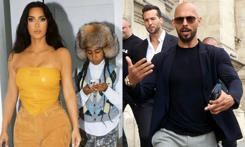 Kim Kardashian, Tristan Tate, Andrew Tate  foto   Shutterstock jpg