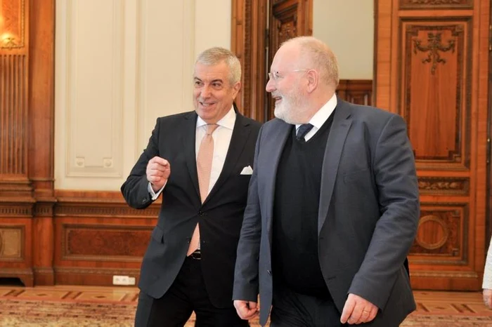 Frans Timmermans îl va primi pe Călin Popescu-Tăriceanu