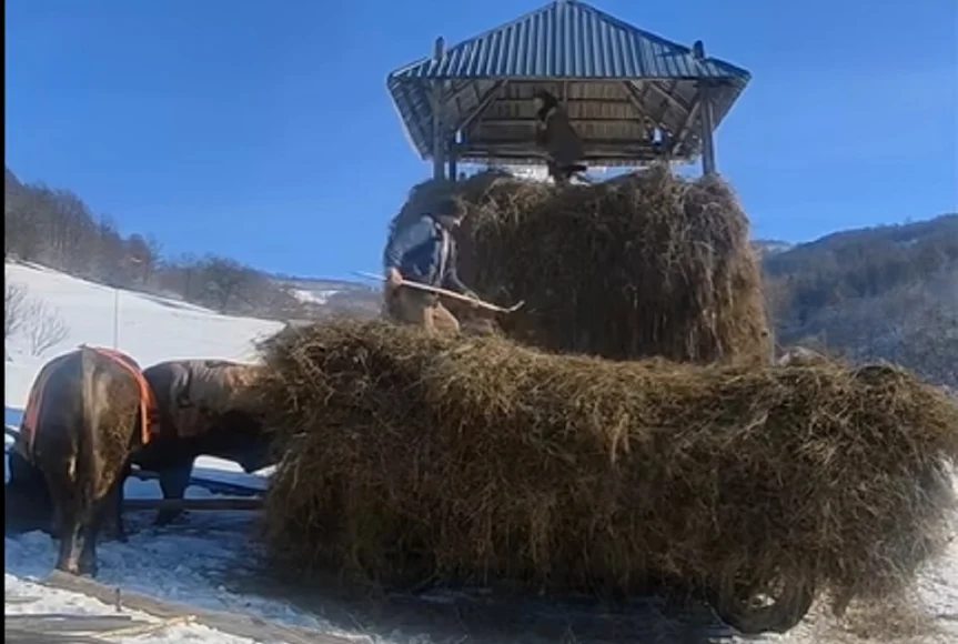 Șoprul este o construcție din epoca medievală, încă folosită  FOTO Captură video