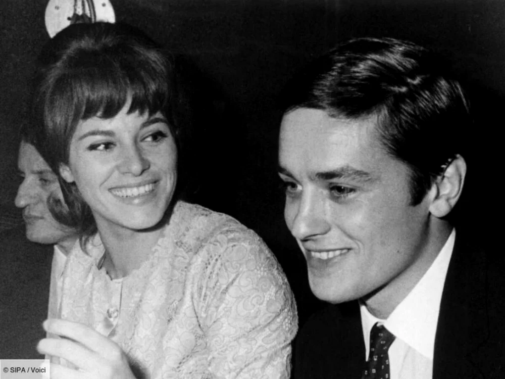Nathalie şi Alain Delon