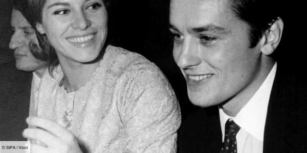 Nathalie şi Alain Delon
