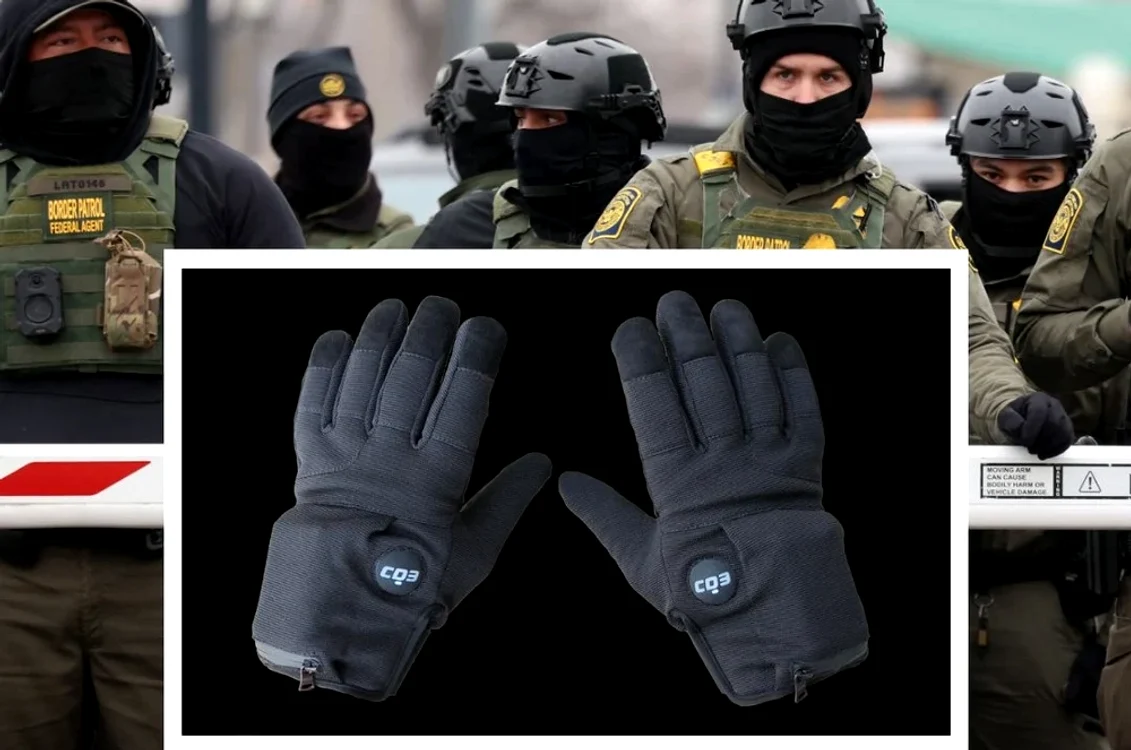 Mănuși capabile să provoace șocuri electrice dureroase