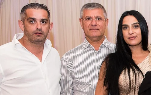 Daniel Onoriu, alături de mătușa Rebeca Onoriu și tatăl său Sursa: arhivă personală 