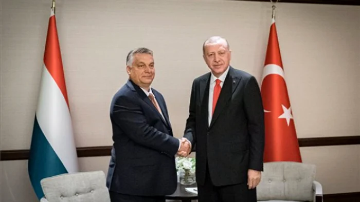 Premierul maghiar Viktor Orban şi preşedintele turc Recept Erdogan