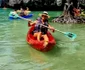 Anca Țurcașiu și iubitul ei, Călin Șerban, pe canoe în Palawan. FOTO: Instagram