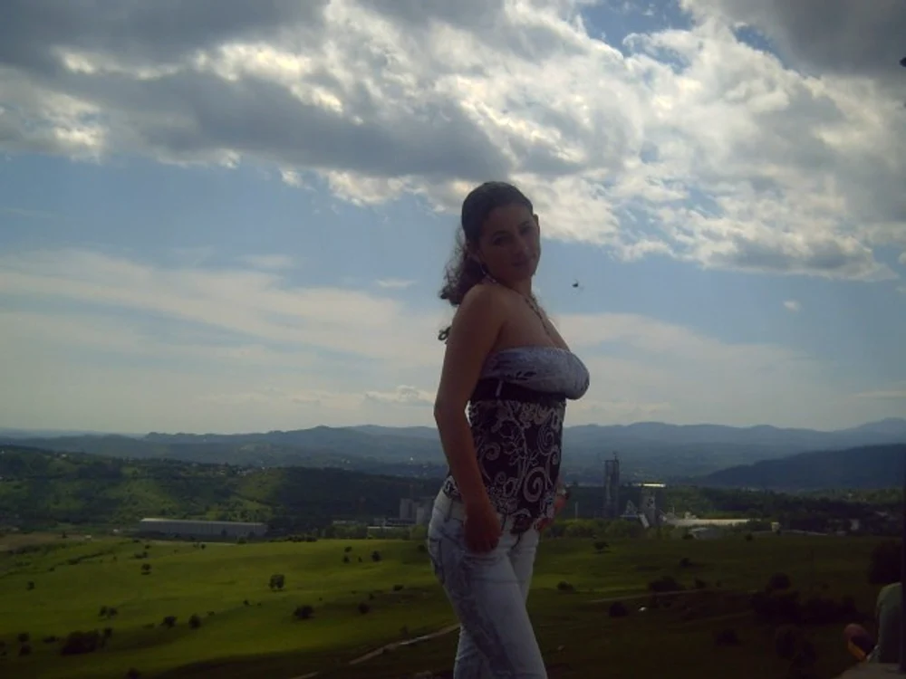 Roxana Vancea, în vremea liceului (Foto: impactingorj.com)