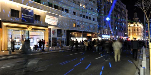 calea victoriei noapte spotlight festival lumina mediafax stefan sandu