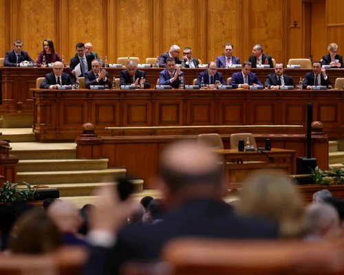 Dezbaterea și votul bugetului de stat pe 2026 în ședința comună a Parlamentului. FOTO Inquam Photos / Octav Ganea