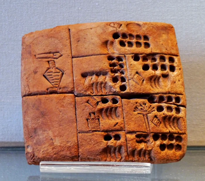 Tăblița de lut care consemnează în scris numele mesopotamianului FOTO wikipedia