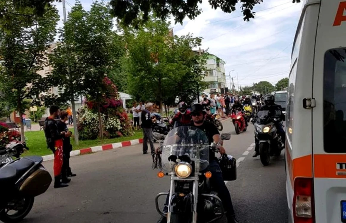 Parada motocicletelor a trecut şi prin Panciu