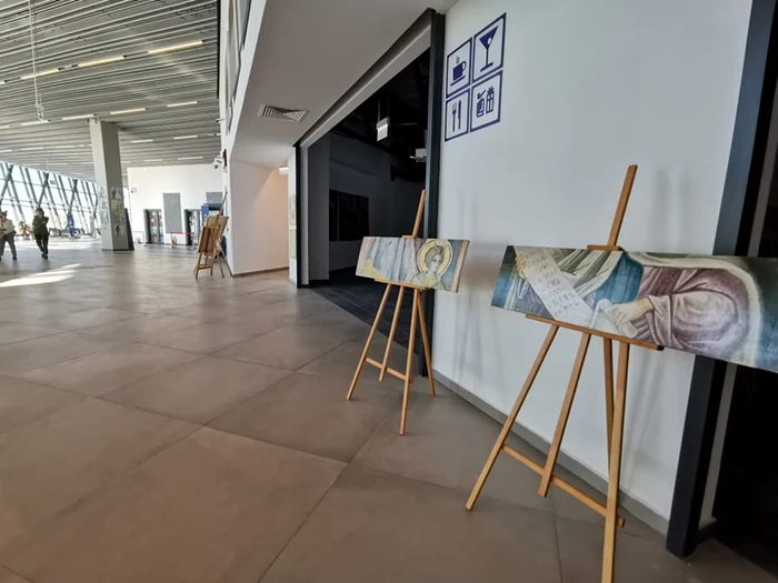 Aeroportul Timişoara s-a transformat într-o galerie de artă