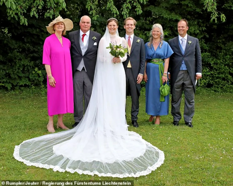 Nunta nepotului Prințului din Liechtenstein foto Daily Mail png