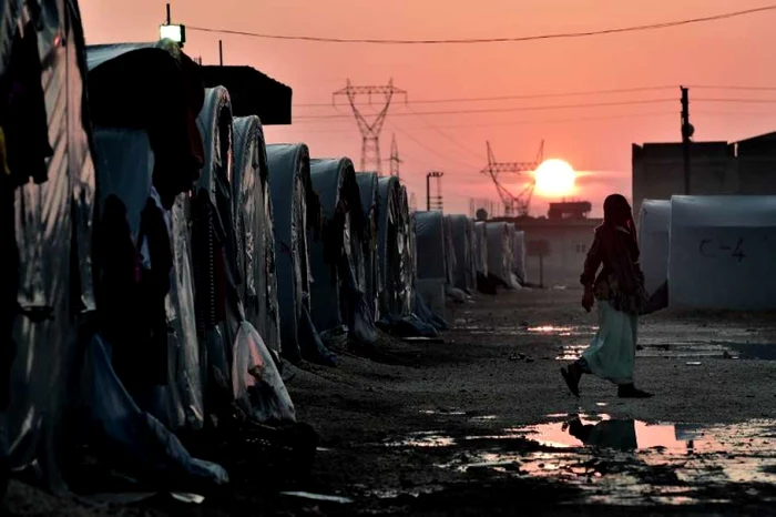 Tabără de refugiați sirieni: Foto: Arhiva Adevărul