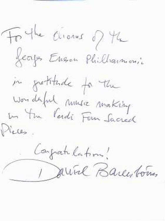 scrisoarea lui barenboim