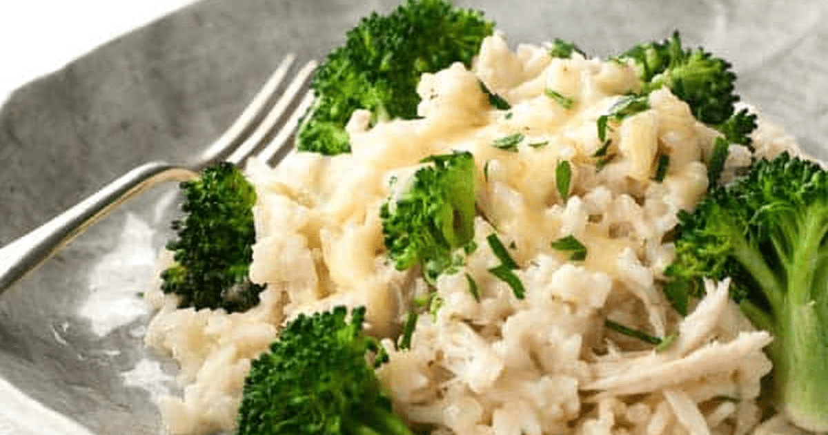 Pui cu orez şi broccoli